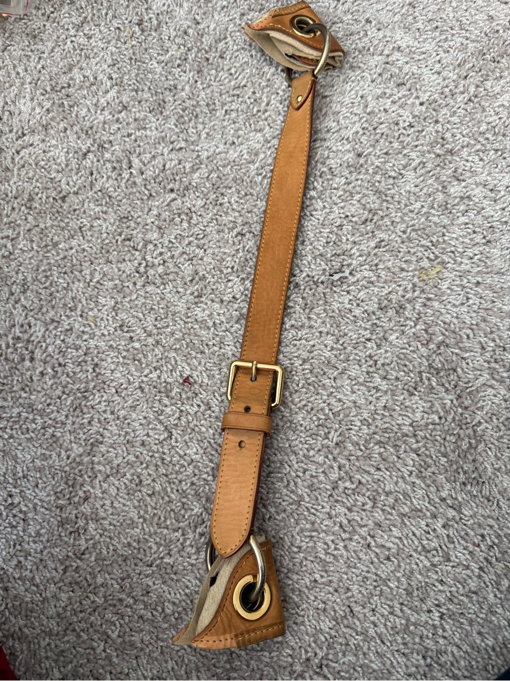 Louis Vuitton delightful shoulder Strap with Gold Hardware B20